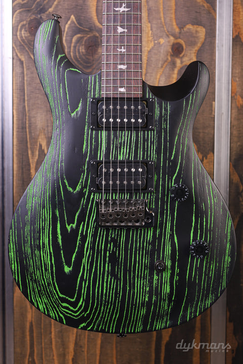 PRS SE Limited Edition Swamp Ash CE24 Sandgestrahltes Grün