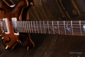 PRS Wood Library Hollowbody II Copperhead Burst 10-Top