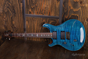 PRS Wood Library Custom 24 Lefty Aquamarine