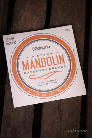 D'addario Mandoline Phosphorbronze mittlerer Stärke