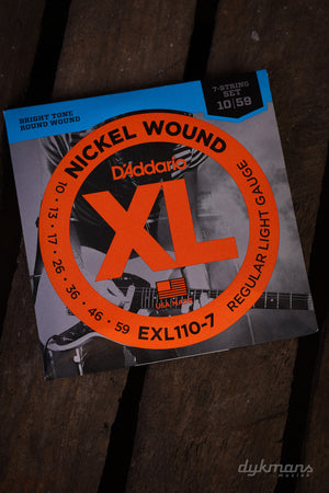 D'addario EXL110-7 Nickel Wound 10-59 7-saitig