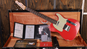 Fender Custom Shop Time Machine '63 Telecaster Relic Aged Fiesta Red VORBESTELLUNG