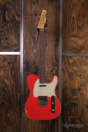 Fender Custom Shop Time Machine '63 Telecaster Relic Aged Fiesta Red VORBESTELLUNG