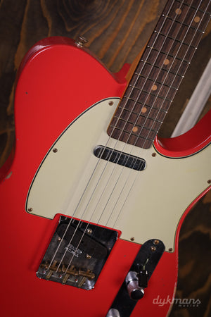 Fender Custom Shop Time Machine '63 Telecaster Relic Aged Fiesta Red VORBESTELLUNG