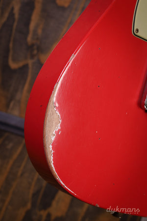 Fender Custom Shop Time Machine '63 Telecaster Relic Aged Fiesta Red VORBESTELLUNG