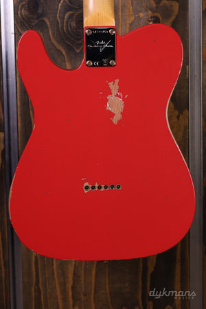 Fender Custom Shop Time Machine '63 Telecaster Relic Aged Fiesta Red VORBESTELLUNG