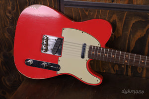 Fender Custom Shop Time Machine '63 Telecaster Relic Aged Fiesta Red VORBESTELLUNG