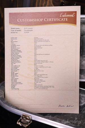 Lakewood D-32 Benutzerdefiniert