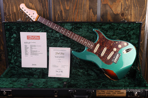 Del-Tone 60er S-Style Sherwood Green über Sunburst