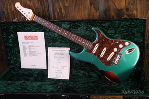 Del-Tone 60er S-Style Sherwood Green über Sunburst