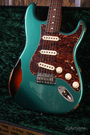 Del-Tone 60er S-Style Sherwood Green über Sunburst