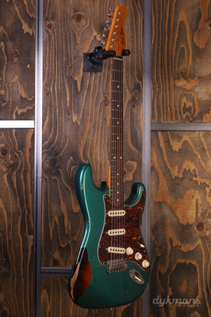 Del-Tone 60er S-Style Sherwood Green über Sunburst