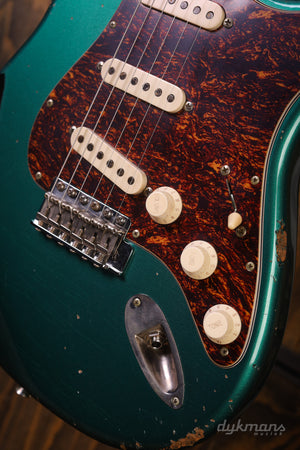 Del-Tone 60er S-Style Sherwood Green über Sunburst