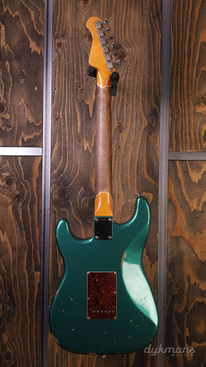 Del-Tone 60er S-Style Sherwood Green über Sunburst