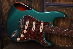 Del-Tone 60er S-Style Sherwood Green über Sunburst