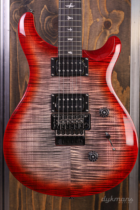 PRS SE Custom 24 "Floyd" Charcoal Cherry Burst