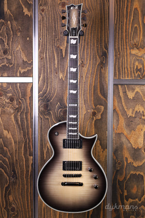 ESP E-II Eclipse Black Natural Burst Full Thickness