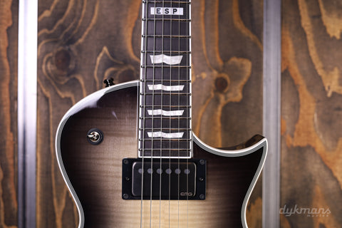 ESP E-II Eclipse Black Natural Burst, volle Dicke