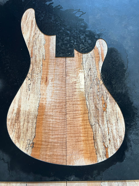 Mayones Regius 6 Spalted Flame Maple