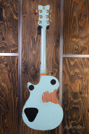 Gretsch Custom Shop 1959 White Penguin Faded Daphne Blue Heavy Relic VORBESTELLUNG