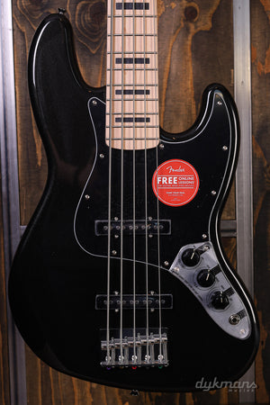 Squier Affinity Series Active Jazz Bass V Schwarz Metallic