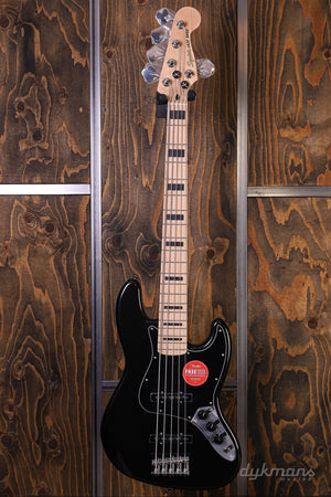 Squier Affinity Series Active Jazz Bass V Schwarz Metallic