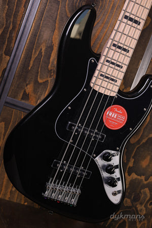 Squier Affinity Series Active Jazz Bass V Schwarz Metallic