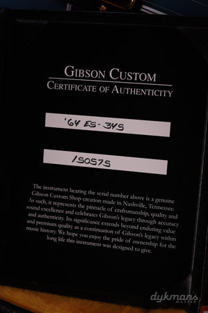 Gibson Custom 1964 ES-345 Reissue Pelham Blue Varitone Bigbsy VOS