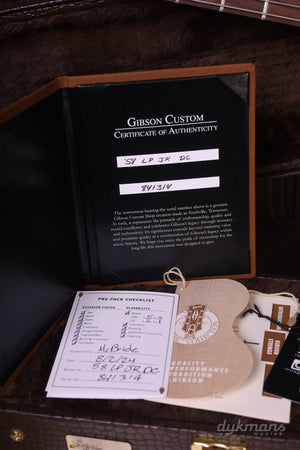 Gibson Custom Shop 1958 Les Paul Junior Double Cut Reissue TV Gelb