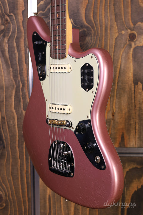 Fender Custom Shop '64 Jaguar Journeyman Faded Aged Burgundy Mist Metallic