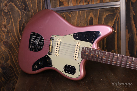 Fender Custom Shop '64 Jaguar Journeyman  Faded Aged Burgundy Mist Metallic