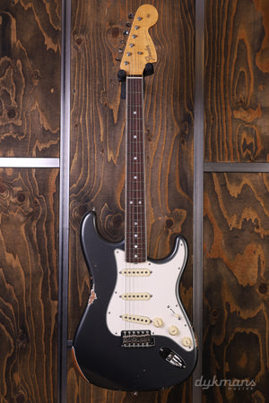 Fender Custom Shop 1967 Stratocaster Relic mit Closet Classic Hardware Aged Charcoal Frost Metallic