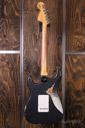 Fender Custom Shop 1967 Stratocaster Relic mit Closet Classic Hardware Aged Charcoal Frost Metallic