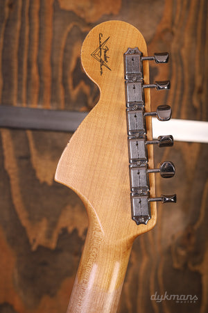 Fender Custom Shop 1967 Stratocaster Relic mit Closet Classic Hardware Aged Charcoal Frost Metallic