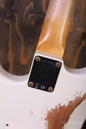 Fender Custom Shop Limited Edition '64 L-Series Strat Heavy Relic Aged Olympic White VORBESTELLUNG