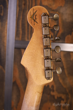 Fender Custom Shop Limited Edition '64 L-Series Strat Heavy Relic Aged Olympic White VORBESTELLUNG