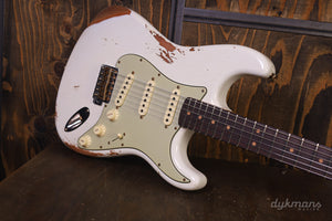 Fender Custom Shop Limited Edition '64 L-Series Strat Heavy Relic Aged Olympic White VORBESTELLUNG
