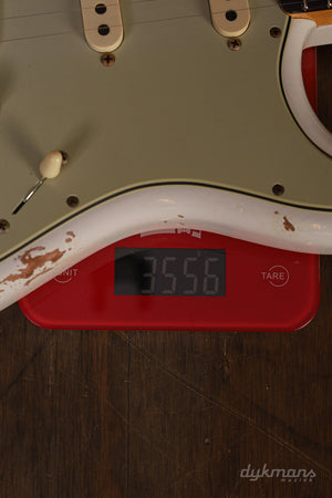 Fender Custom Shop Limited Edition '64 L-Series Strat Heavy Relic Aged Olympic White VORBESTELLUNG