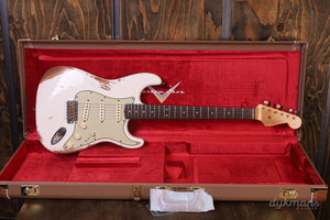 Fender Custom Shop Limited Edition '64 L-Series Strat Heavy Relic Aged Olympic White VORBESTELLUNG