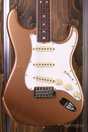 Fender Custom Shop 1967 Stratocaster Relic mit Closet Classic Hardware Aged Firemist Gold