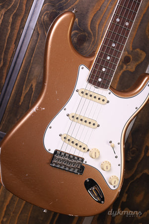 Fender Custom Shop 1967 Stratocaster Relic mit Closet Classic Hardware Aged Firemist Gold