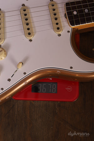 Fender Custom Shop 1967 Stratocaster Relic mit Closet Classic Hardware Aged Firemist Gold