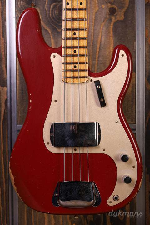 Fender Custom Shop Limited Edition „P“ Jazz Bass Relic Aged Cimarron Red VORBESTELLUNG