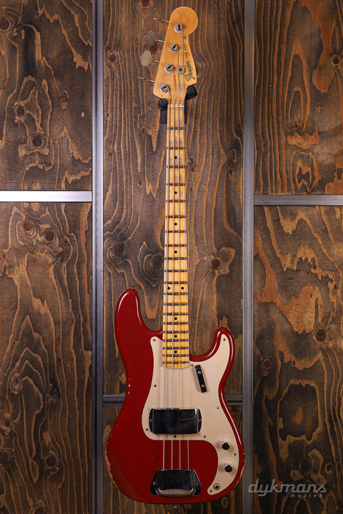 Fender Custom Shop Limited Edition „P“ Jazz Bass Relic Aged Cimarron Red