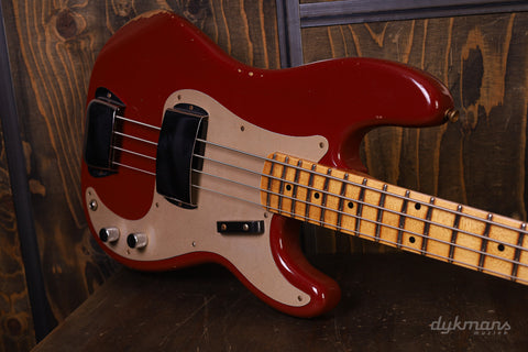 Fender Custom Shop Limited Edition „P“ Jazz Bass Relic Aged Cimarron Red