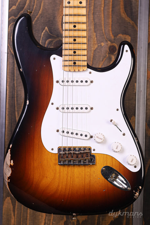 Fender Custom Shop Limited 70th Anniversary '54 Strat Relic Wide-Fade 2-Color Sunburst VORBESTELLUNG