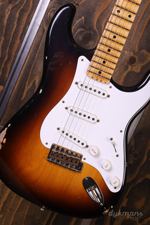 Fender Custom Shop Limited 70th Anniversary '54 Strat Relic Wide-Fade 2-Color Sunburst VORBESTELLUNG