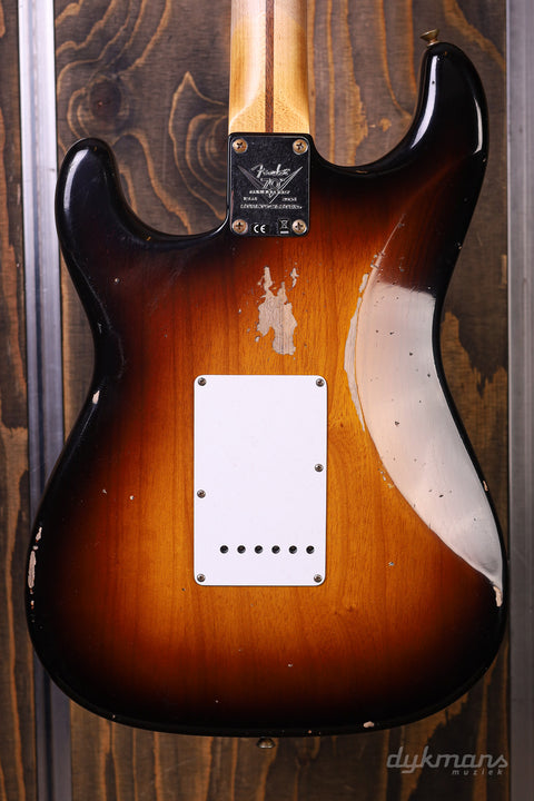 Fender Custom Shop Limited 70th Anniversary '54 Strat Relic Wide-Fade 2-Color Sunburst VORBESTELLUNG