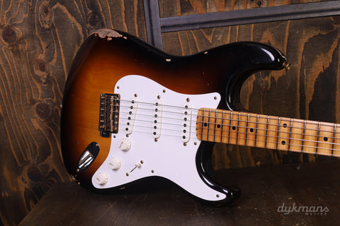 Fender Custom Shop Limited 70th Anniversary '54 Strat Relic Wide-Fade 2-Color Sunburst VORBESTELLUNG