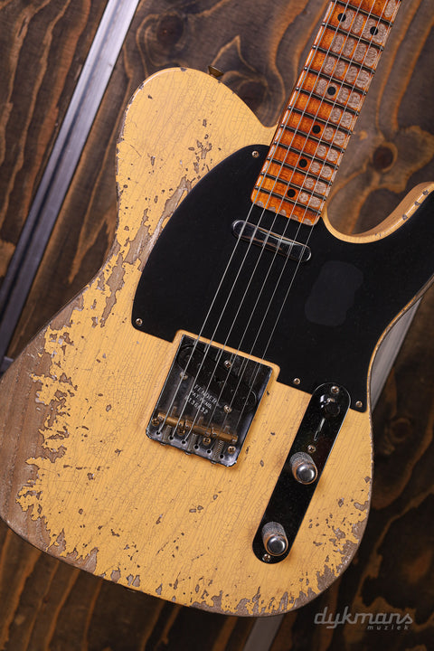 Fender Custom Shop 1954 Telecaster Super Heavy Relic Super Faded Aged Nocaster Blonde